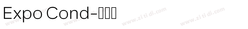 Expo Cond字体转换
